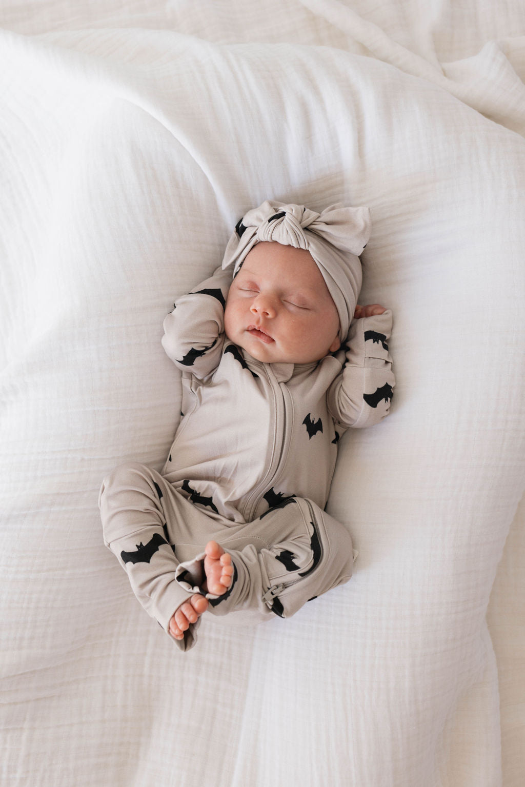 Bamboo Zip Pajamas | It's Bats! forever french baby