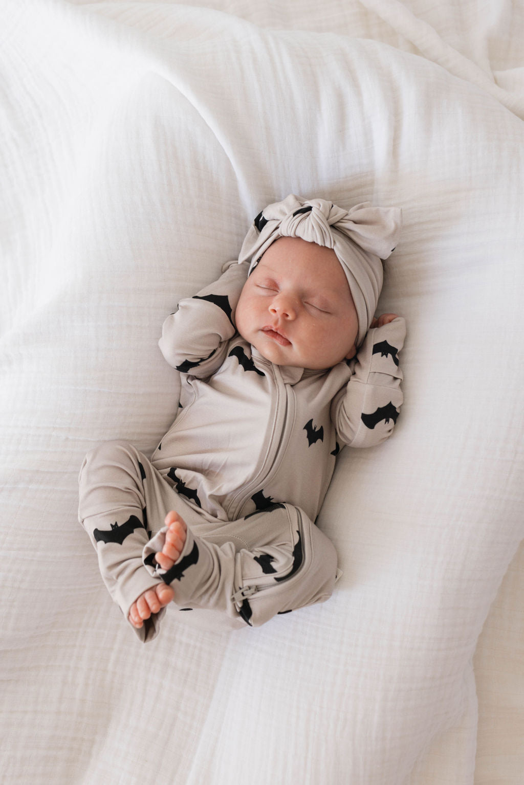 Bamboo Zip Pajamas | It's Bats! forever french baby