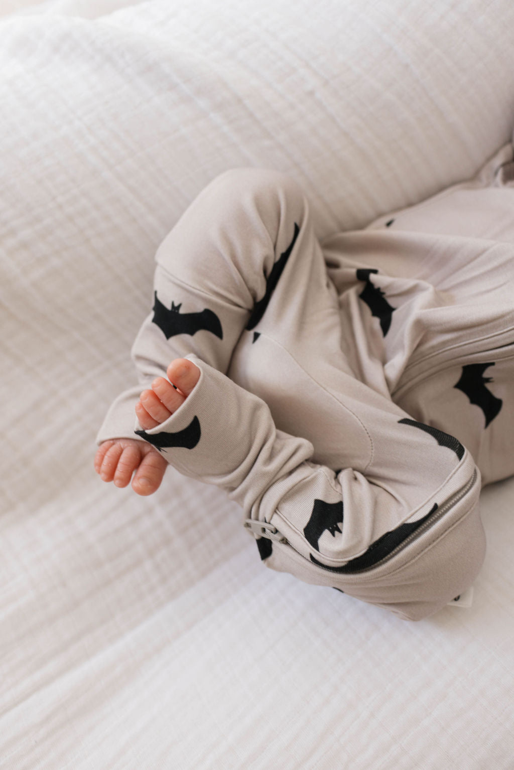 Bamboo Zip Pajamas | It's Bats! forever french baby