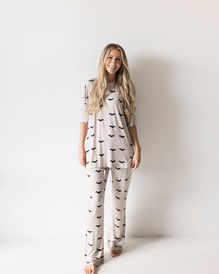 Short Sleeve Women's Bamboo Lounge Set | It's Bats! forever french baby