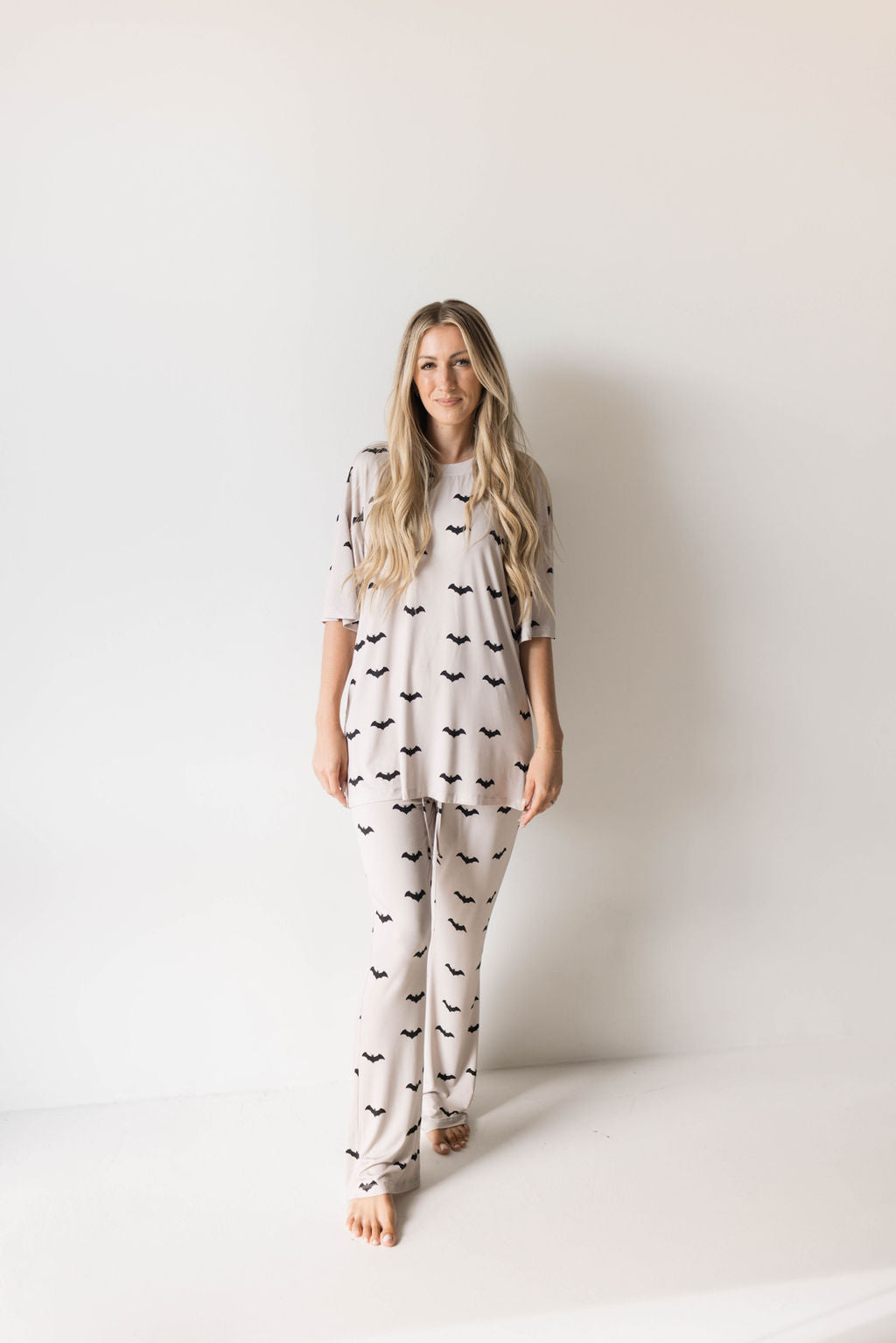 Short Sleeve Women's Bamboo Lounge Set | It's Bats! forever french baby