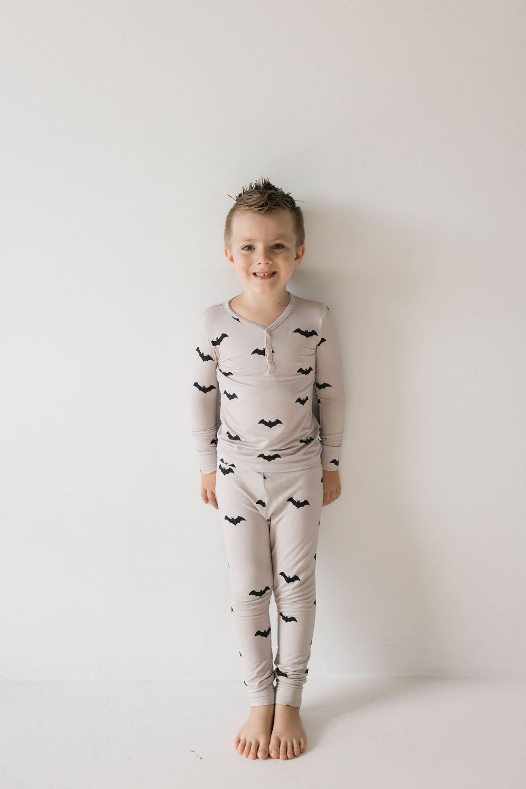 Bamboo Two Piece Pajamas | It's Bats! forever french baby