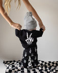 Child Sweat Set | Midnight Skelly forever french baby