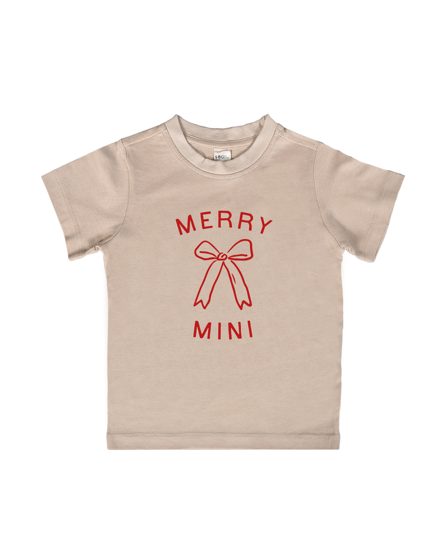 Merry Mini Bow Tee or Sweatshirt SBG Co.