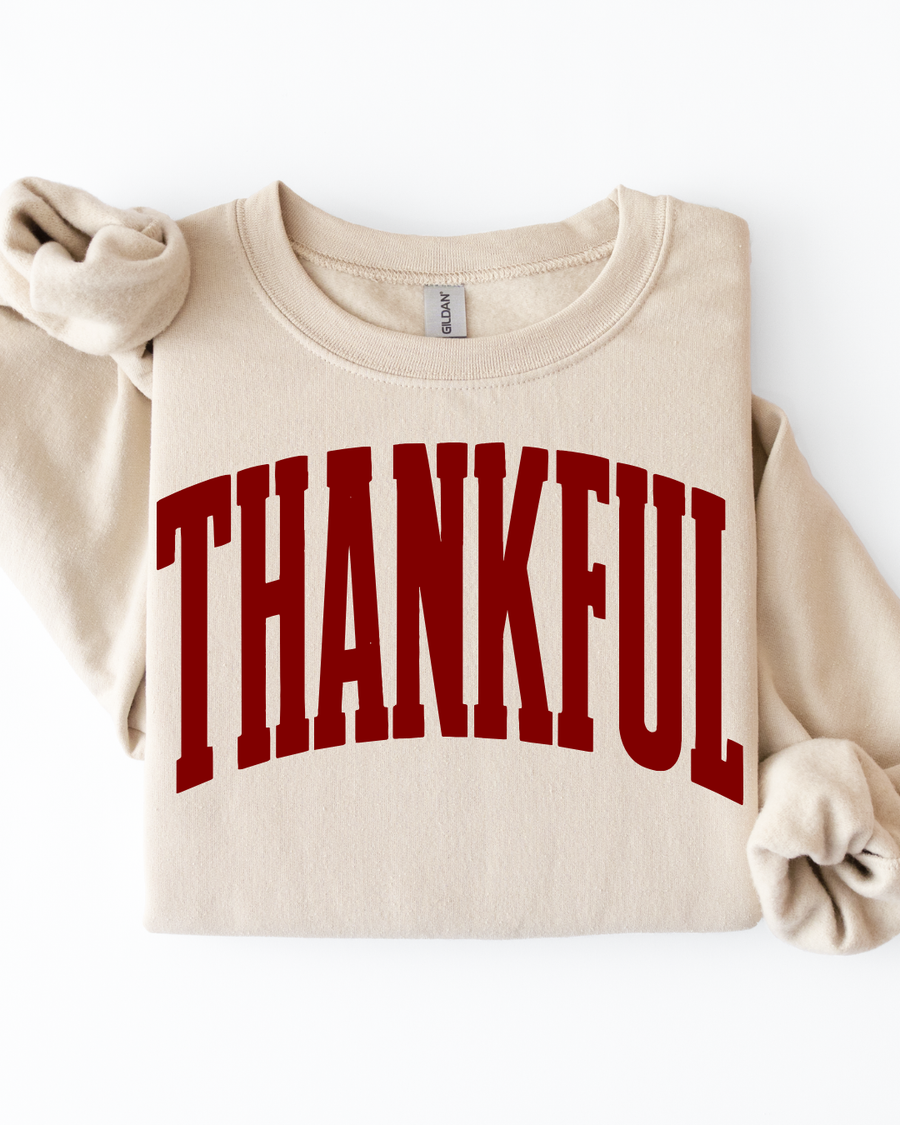 Thankful Varsity Sweatshirt SBG Co.