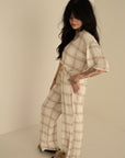 Women's Boxy Tee Lounge Set | Ellis Plaid