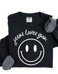 Jesus Loves You Smiley Pullover