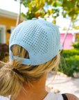What If It Works Out - Blue Performance Trucker Hat