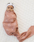 Just Peachy Muslin Swaddle Blanket