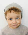 Light Grey Mebie Baby Beanie