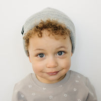 Light Grey Mebie Baby Beanie