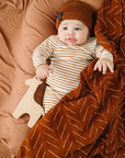 Brown Mebie Baby Beanie