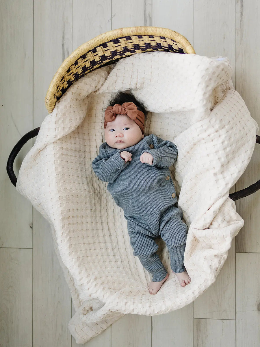 Rust Bamboo Head Wrap Mebie Baby