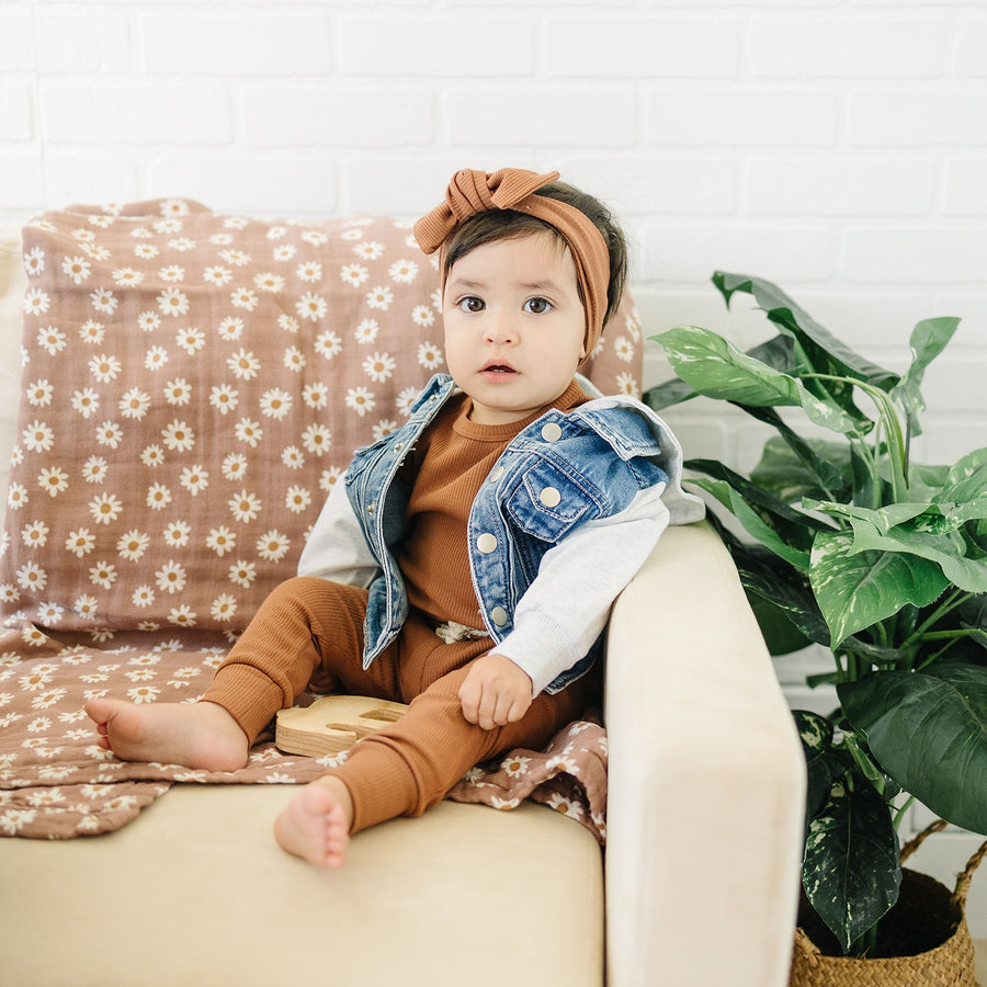 Mebie Baby Hooded Jean Jacket Mebie Baby