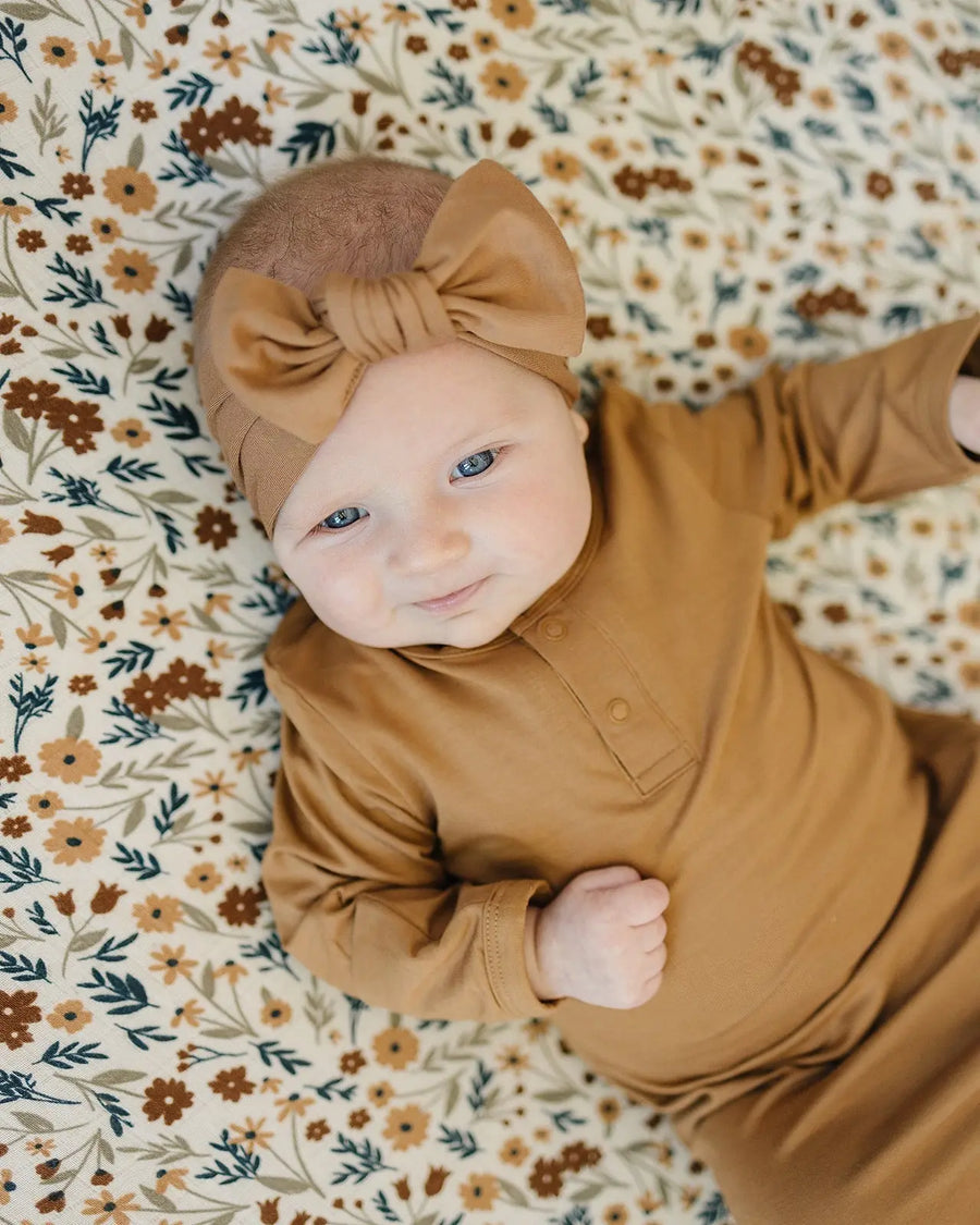 Mustard Bamboo Head Wrap Mebie Baby