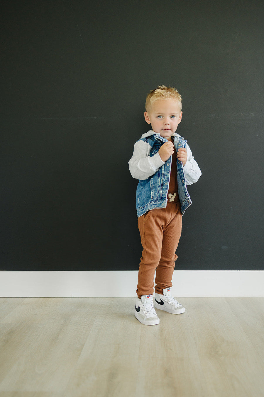 Mebie Baby Hooded Jean Jacket Mebie Baby