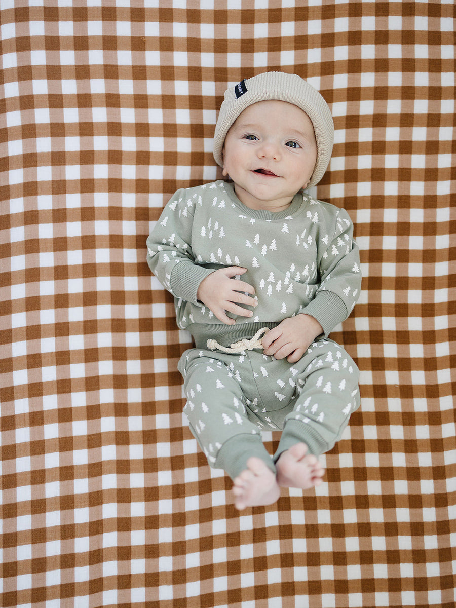 Oatmeal Mebie Baby Beanie Mebie Baby
