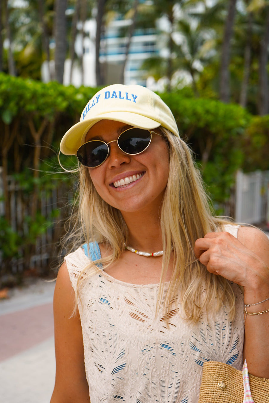 Dilly Dally - Butter Yellow Dad Cap KenzKustomz