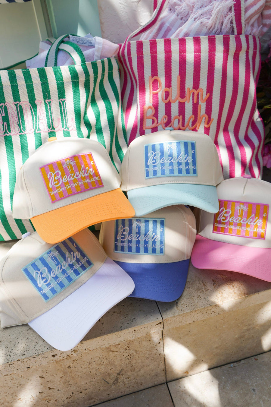 Beachin' - Vintage Trucker Hat KenzKustomz