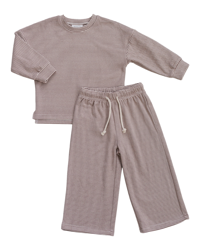 Striped Loungewear Set Mebie Baby
