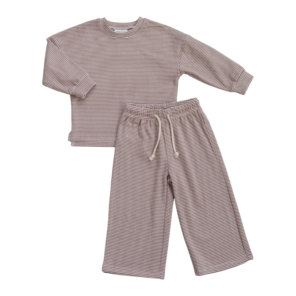 Striped Loungewear Set Mebie Baby