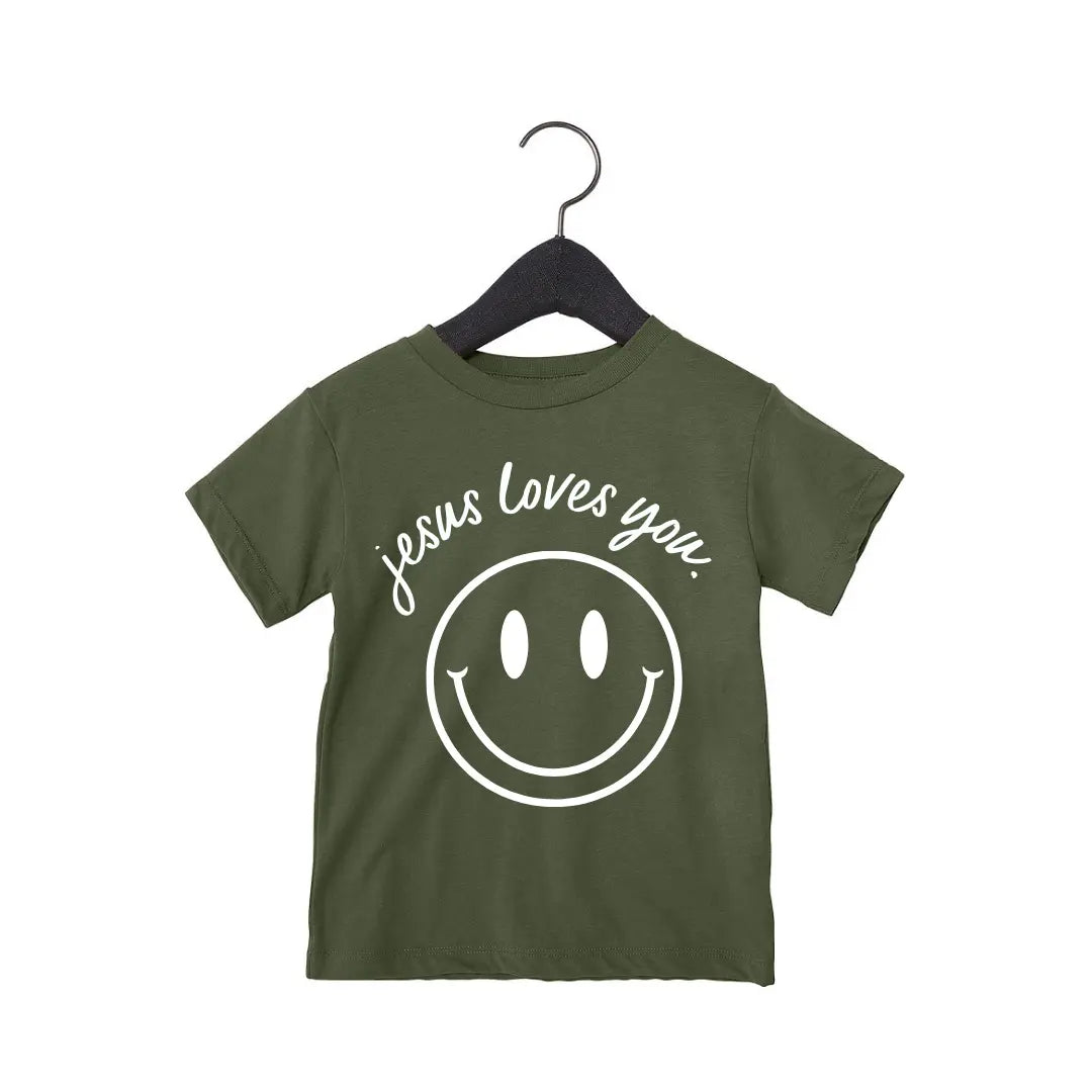 Jesus Loves You Smiley Baby Tee – SBG Co.