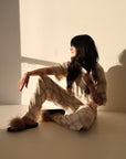 Women's Boxy Tee Lounge Set | Ellis Plaid