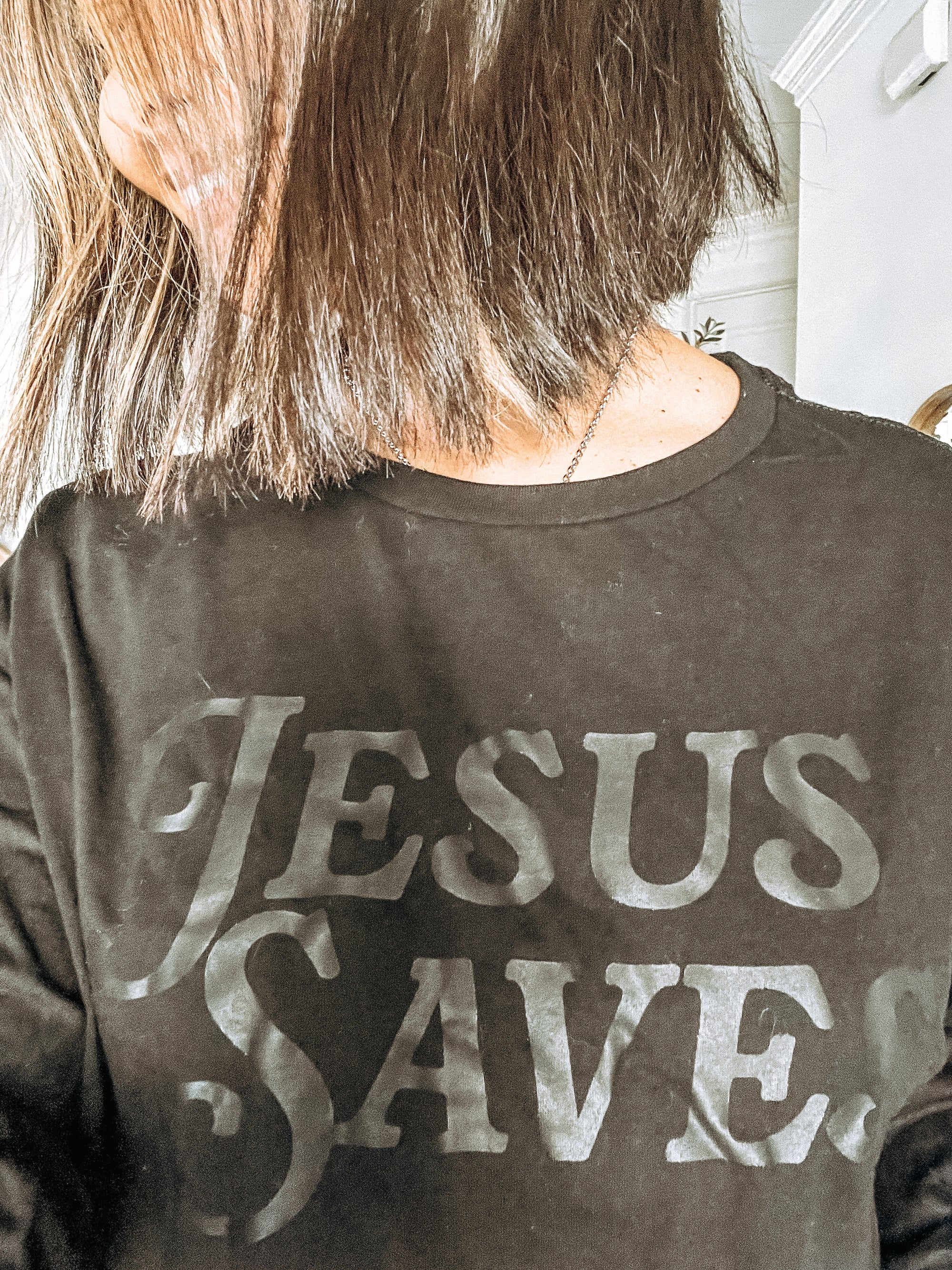 Jesus Saves Monochromatic Tee