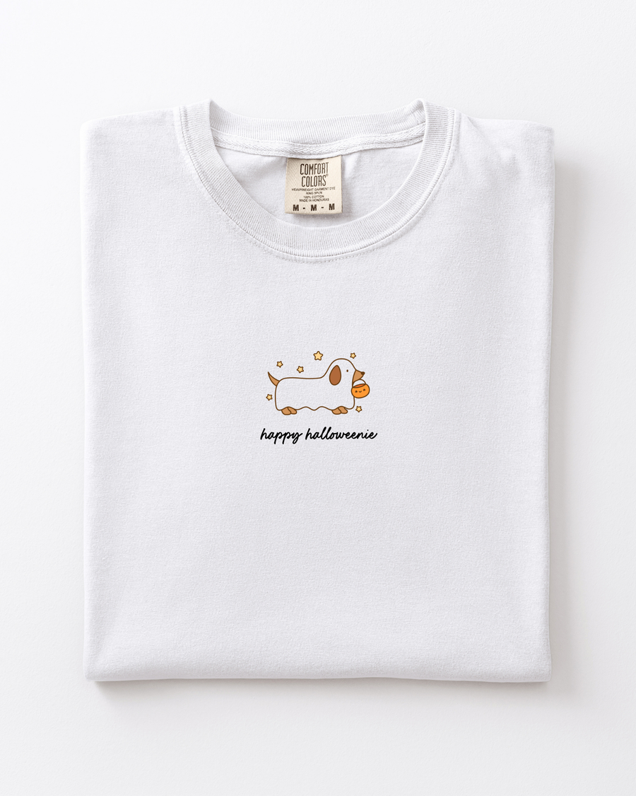 Happy HalloWEENIE Weenie Dog Tee SBG Co.