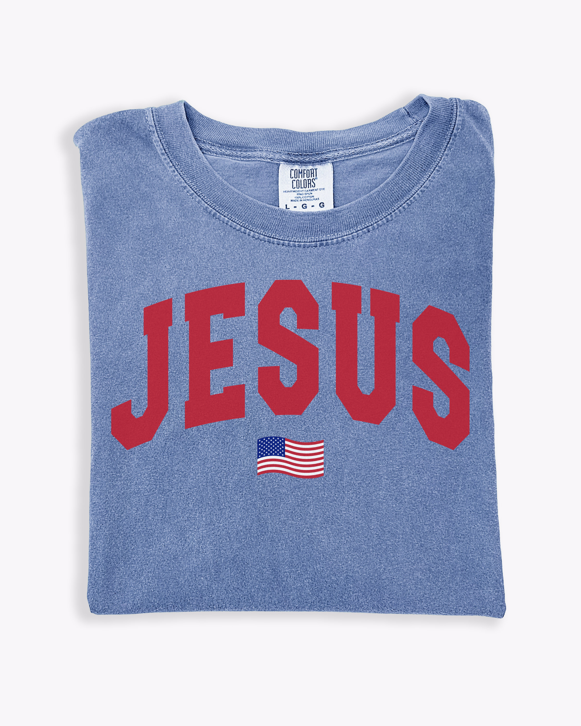 Jesus Flag Adult Unisex Tee 🇺🇸