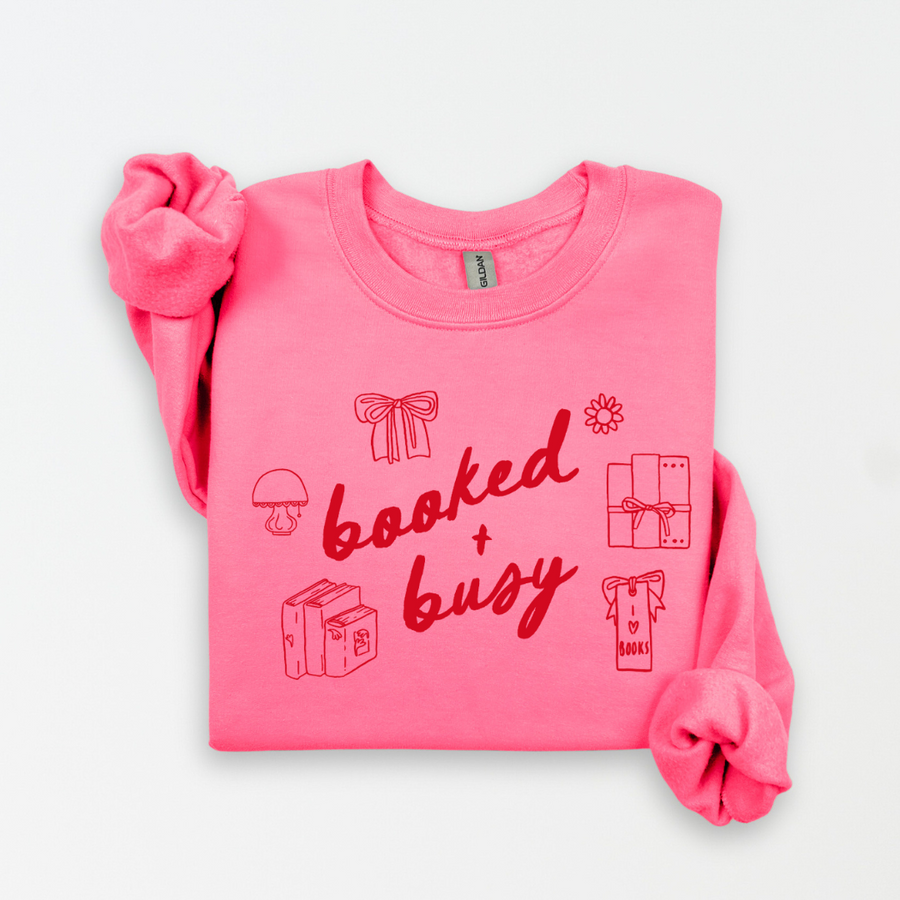Booked + Busy Pullover SBG Co.