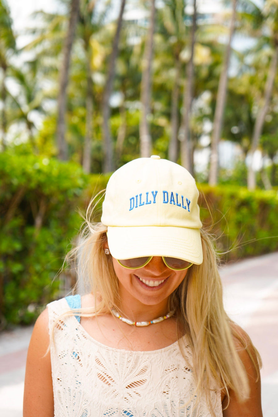 Dilly Dally - Butter Yellow Dad Cap KenzKustomz