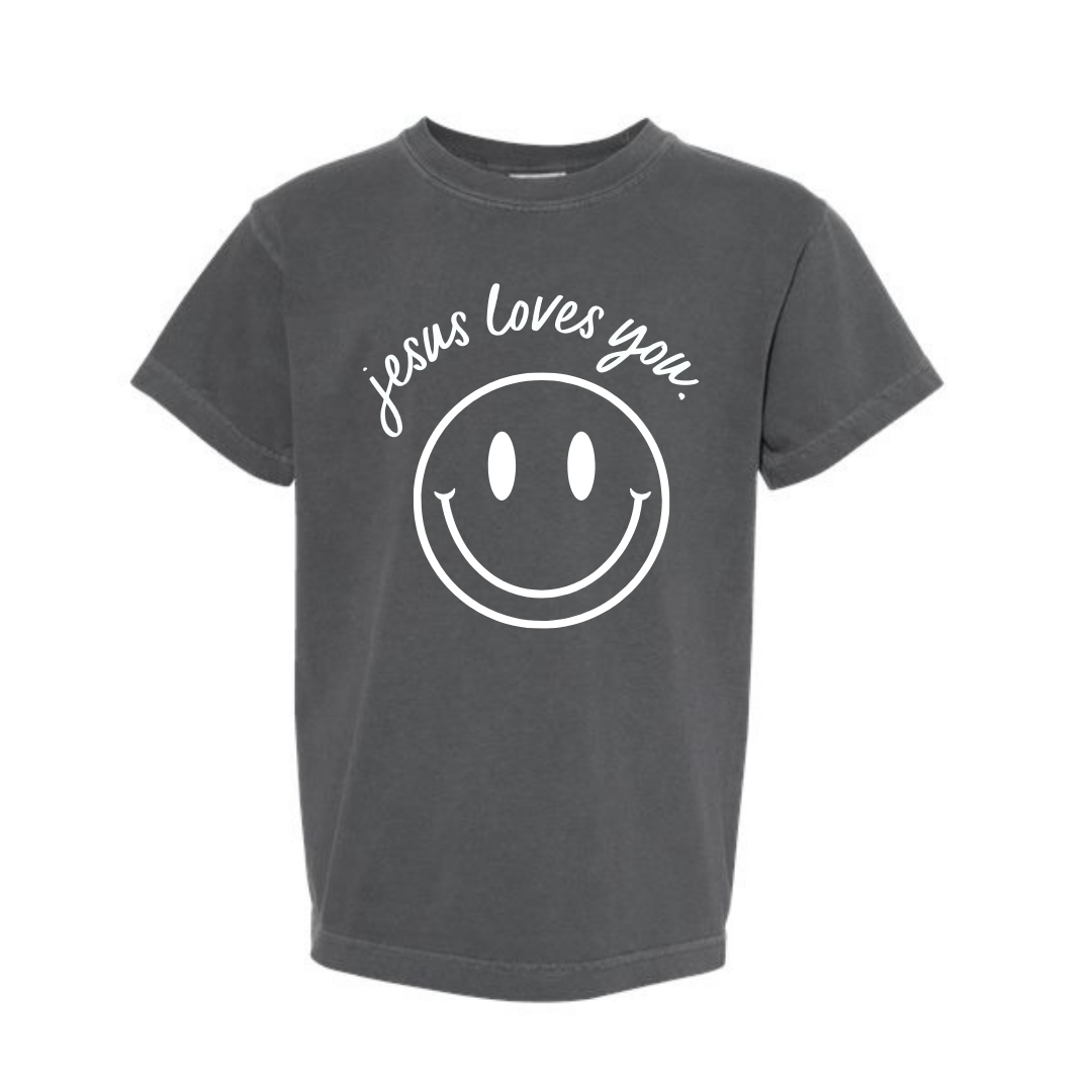 Jesus Loves You Smiley Baby Tee – SBG Co.