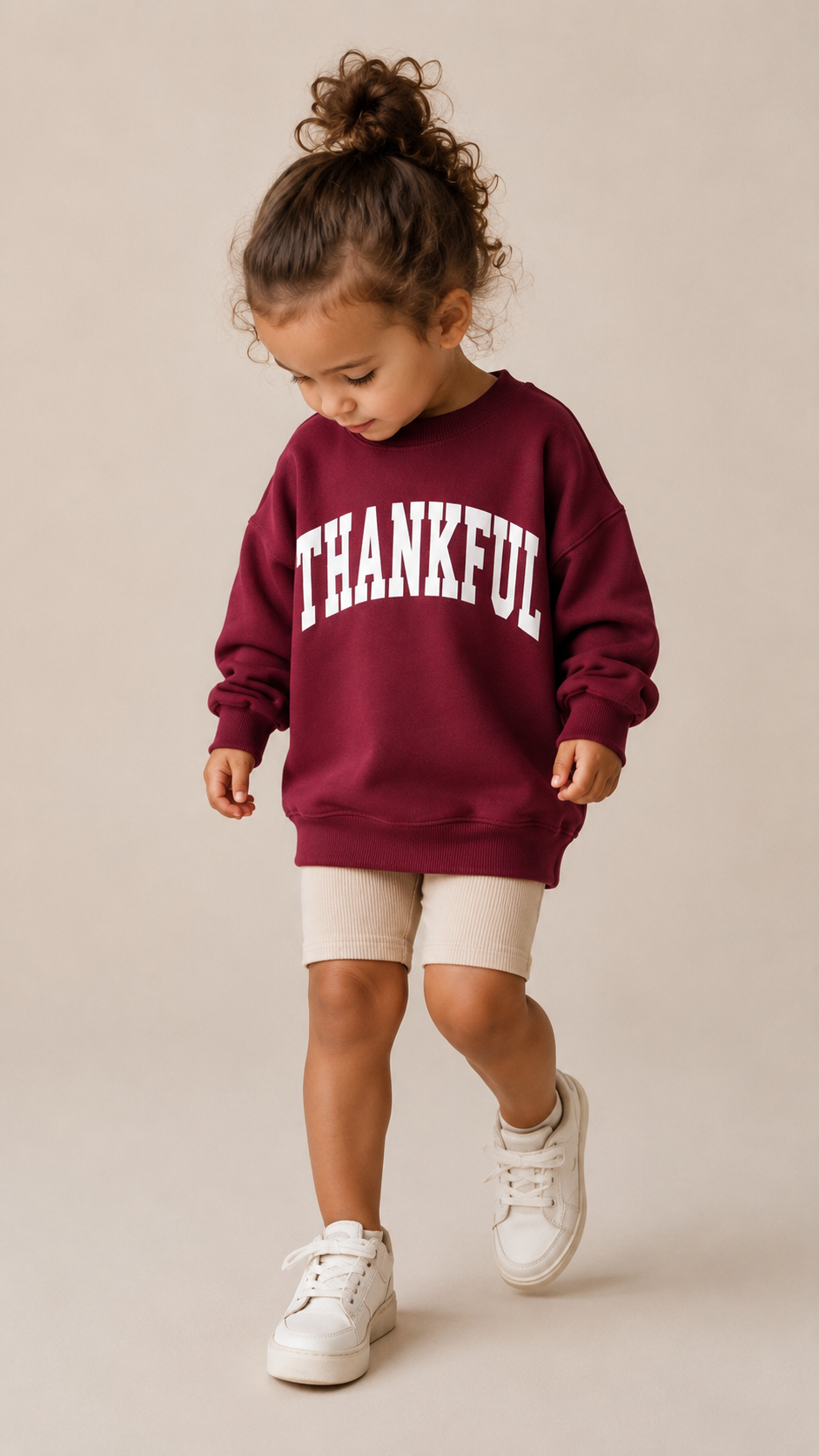 Thankful Varsity Kids Sweatshirt SBG Co.