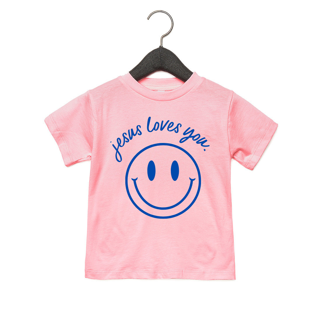Jesus Loves You Smiley Baby Tee – SBG Co.