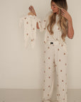 Women's Boxy Tee Lounge Set | Teddy forever french baby