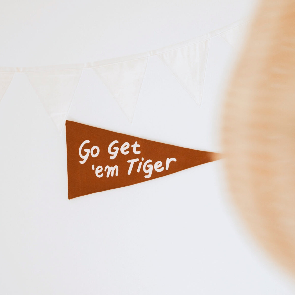 go get &#39;em tiger pennant