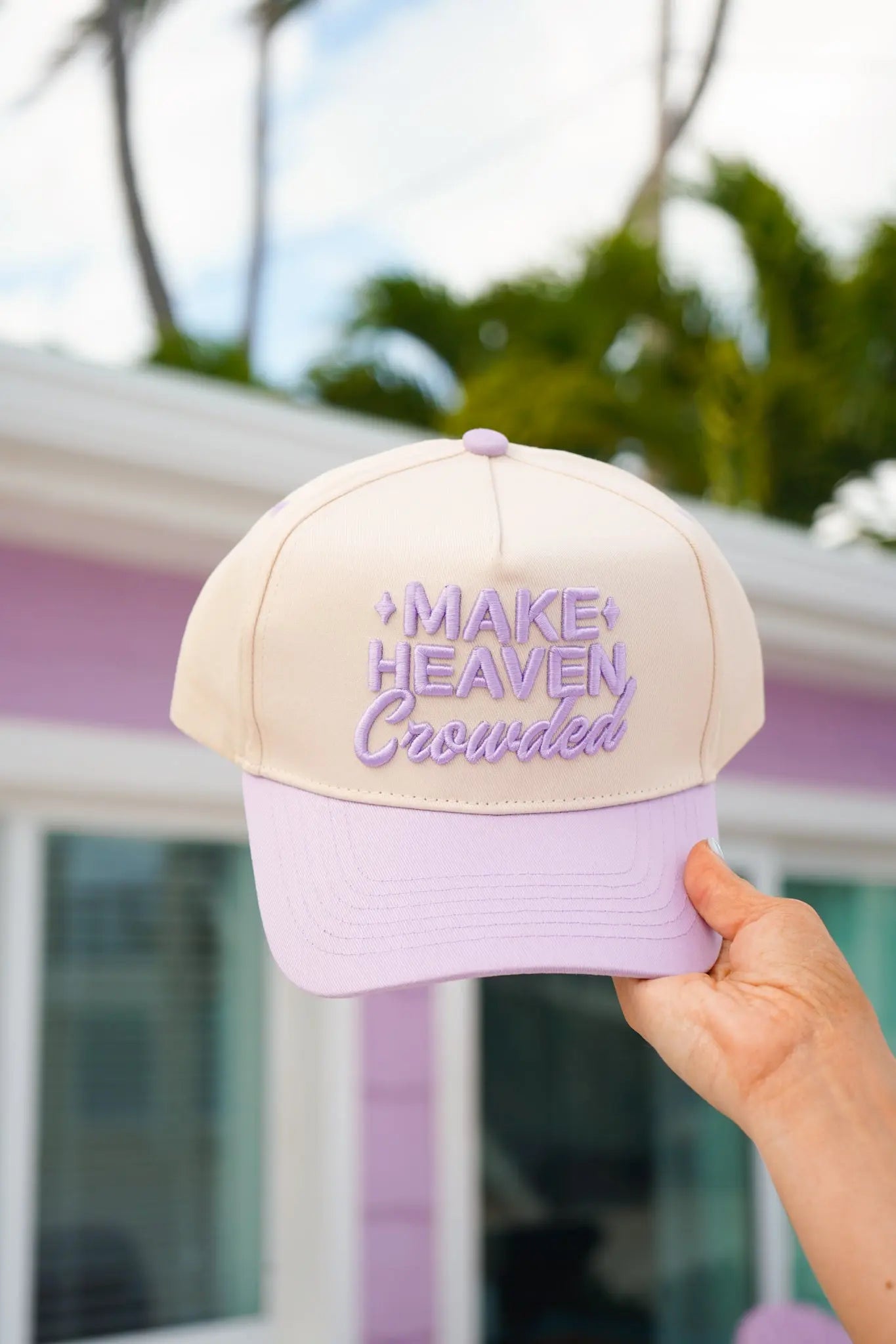 Make Heaven Crowded - Vintage Trucker Hat KenzKustomz