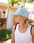 What If It Works Out - Blue Performance Trucker Hat