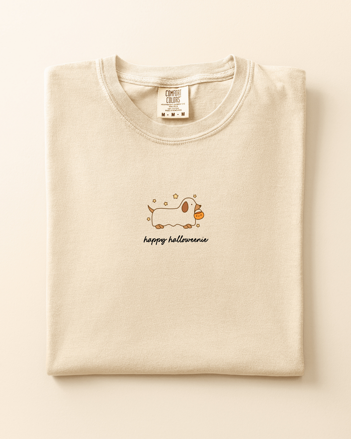 Happy HalloWEENIE Weenie Dog Tee SBG Co.