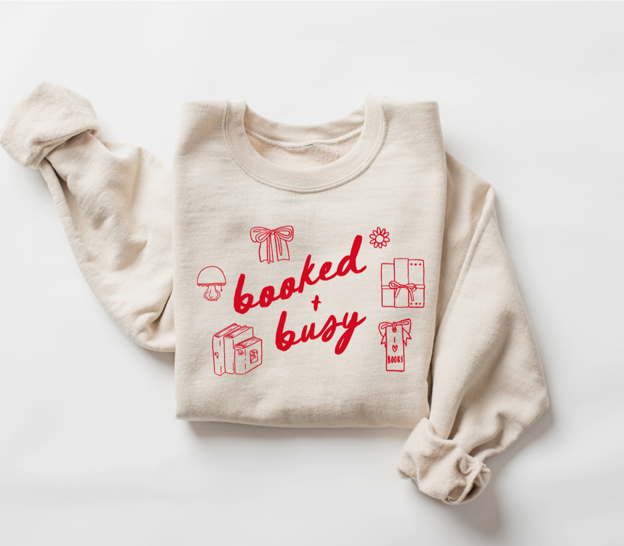 Booked + Busy Pullover SBG Co.