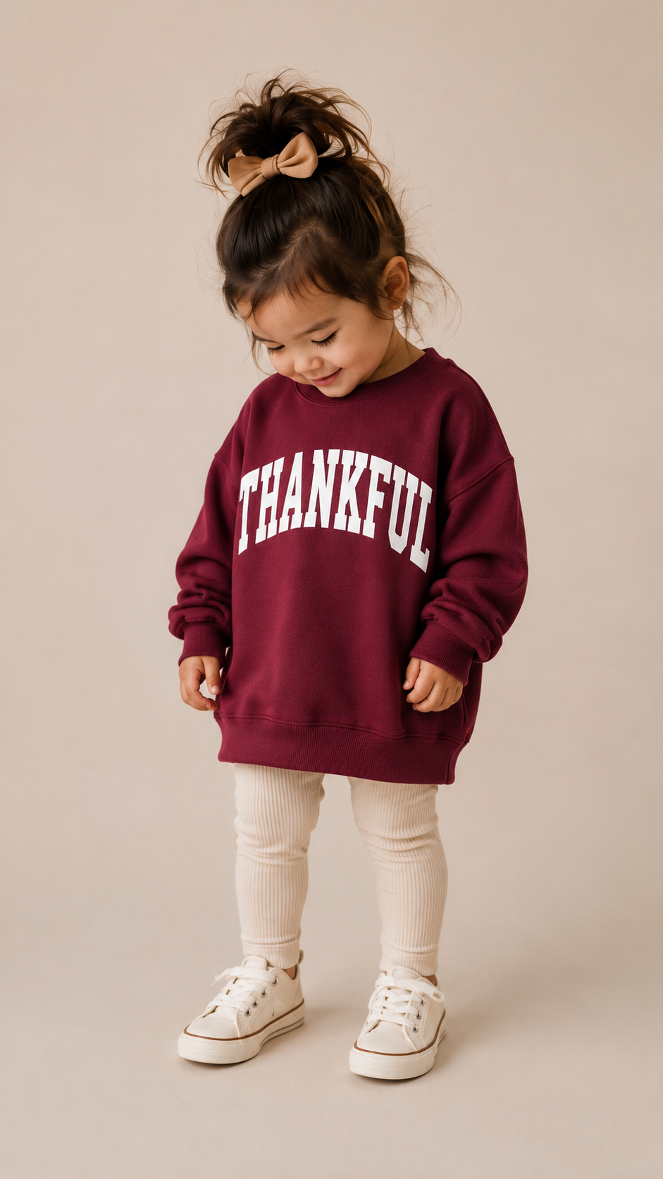 Thankful Varsity Kids Sweatshirt SBG Co.