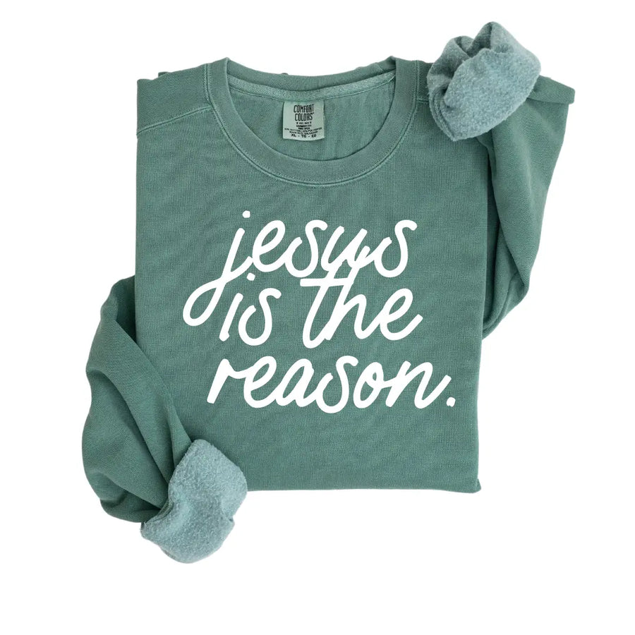 Jesus is the Reason Pullover Saved by Grace Co.