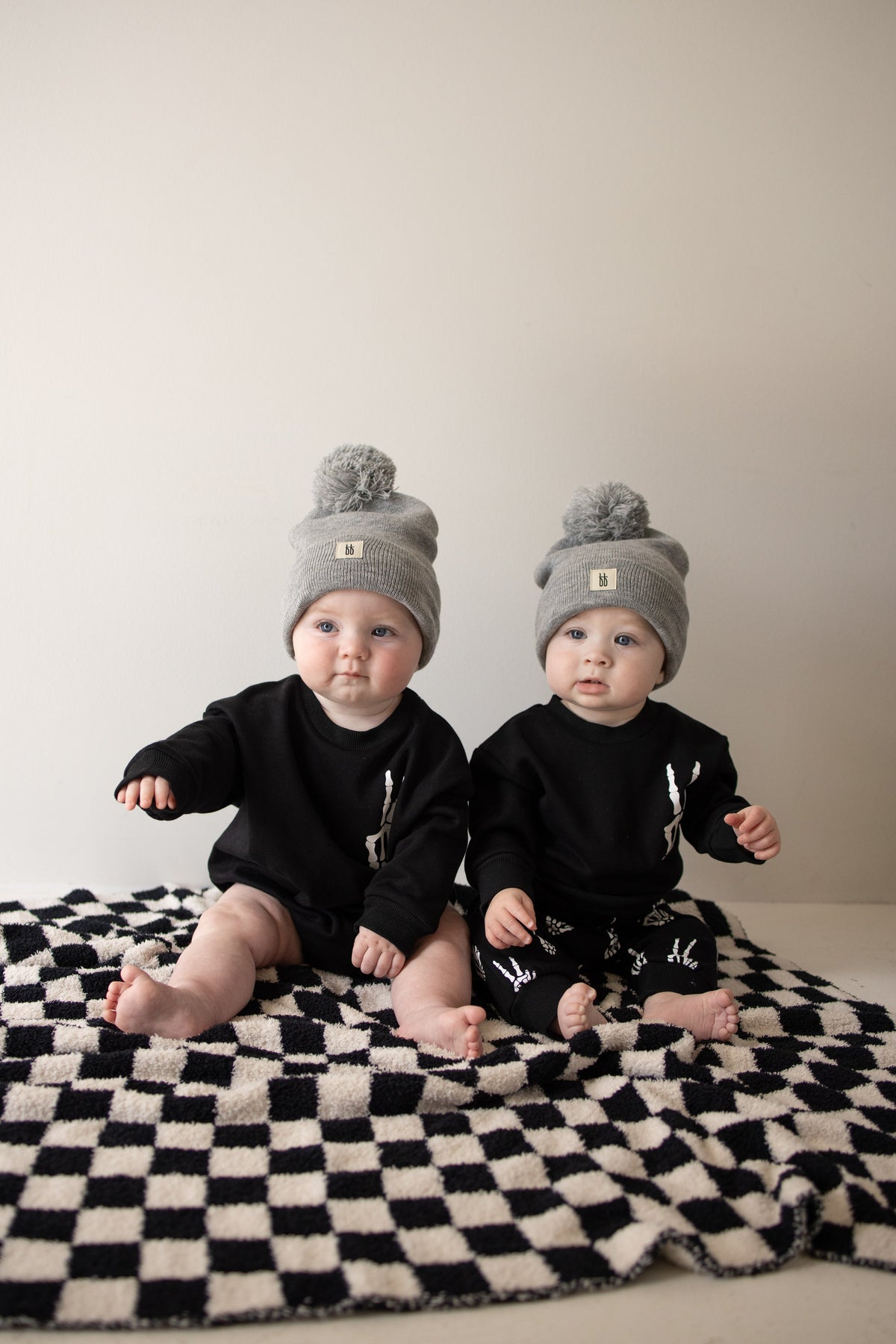 Sweatshirt Romper | Midnight Skelly forever french baby