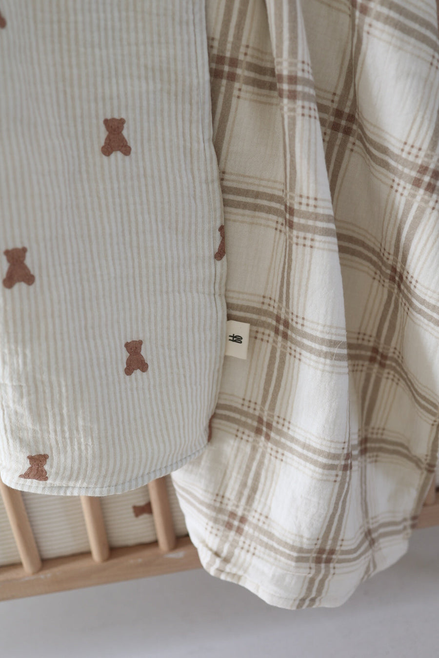 Muslin Quilt | Teddy & Ellis Plaid forever french baby