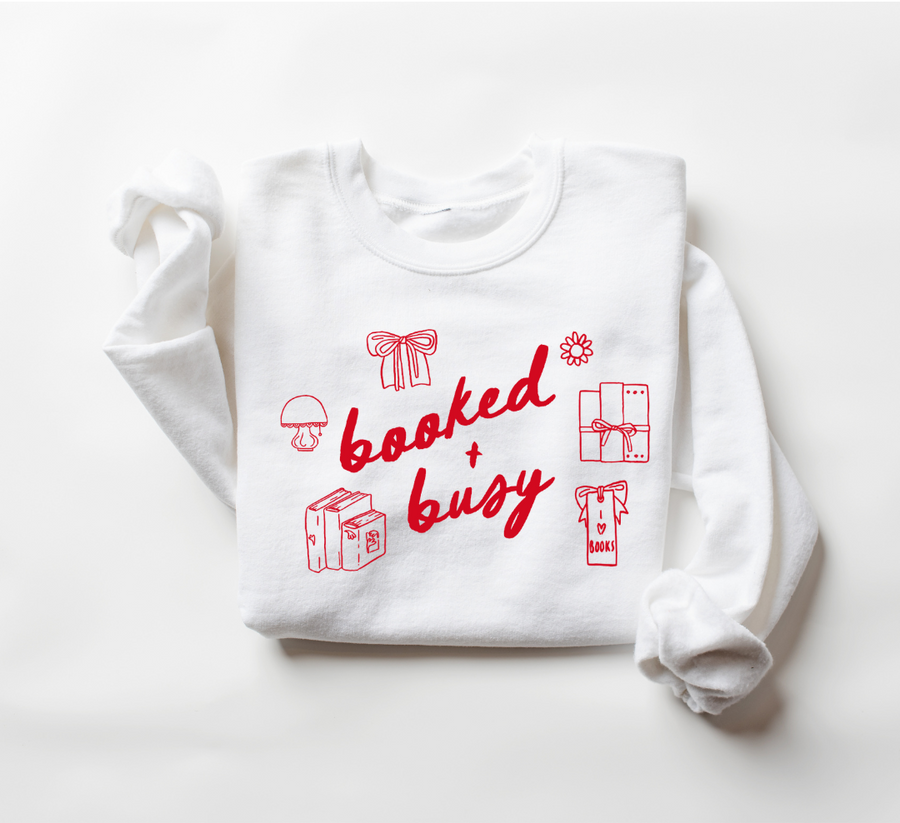 Booked + Busy Pullover SBG Co.