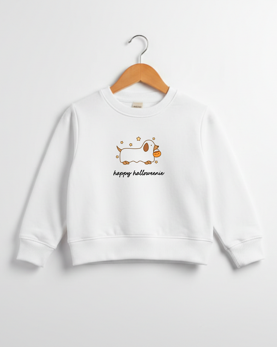 Happy HalloWEENIE Weenie Dog Kids Tee or Sweatshirt SBG Co.