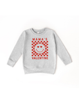 Mama's Valentine Checkered Pullover