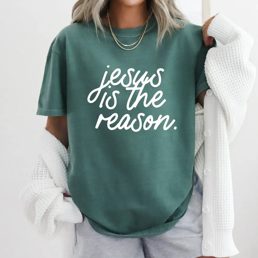 Jesus is the Reason Tee Saved by Grace Co.