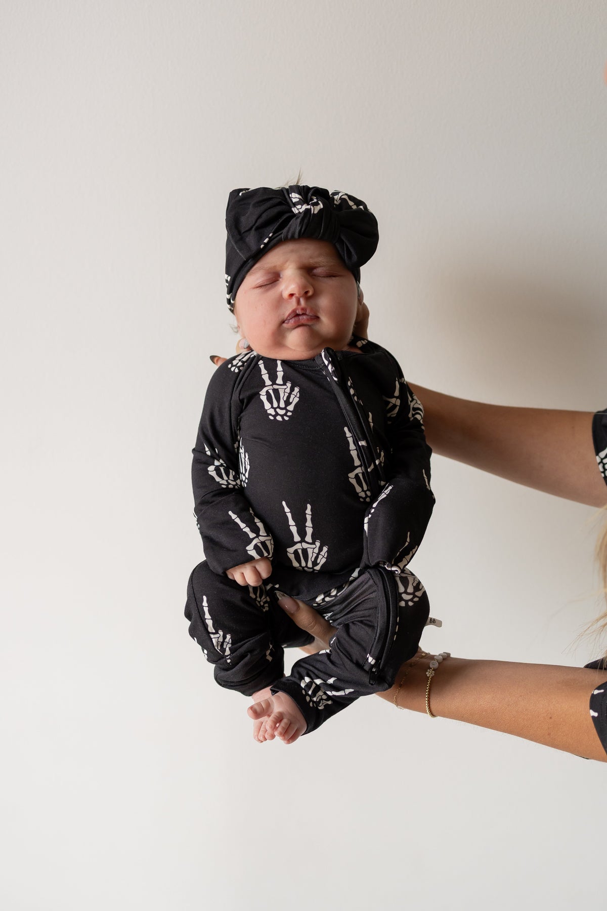 Bamboo Head Wrap | Midnight Skelly forever french baby